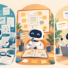 AIモデルの使い分けを示すイラスト。調査、記事の構成、アイデア出しの3つの作業